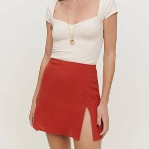 Reformation Margot mini skirt